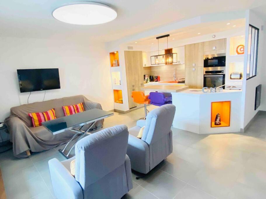 דירות Sète Luxueux T3 Piscine Et Vue Somptueuse מראה חיצוני תמונה